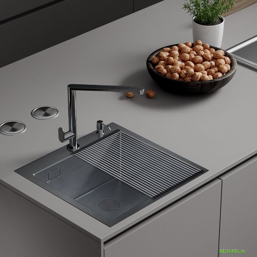 Кухонная мойка Roxen Simple 560220-45B - фото