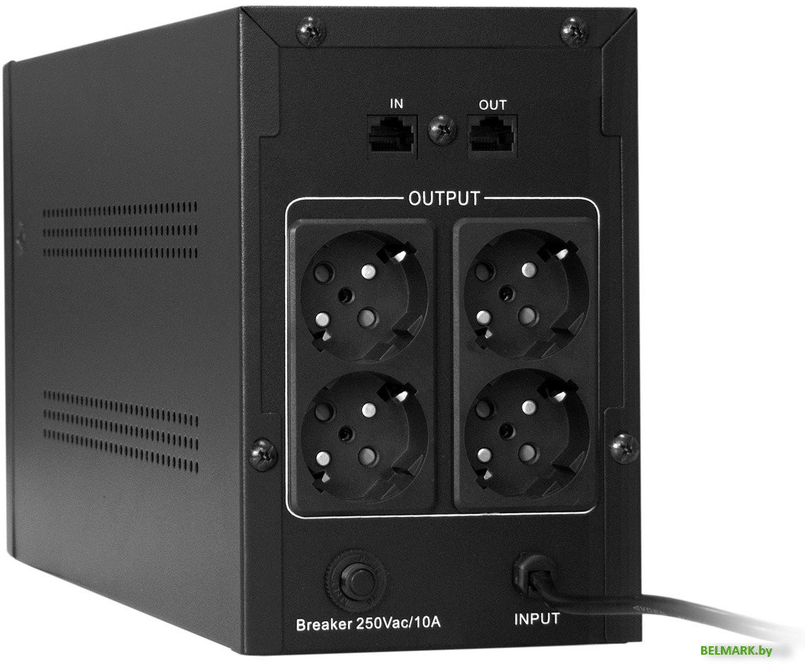 Источник бесперебойного питания ExeGate SpecialPro UNB-2200.LED.AVR.4SH.RJ EP285528RUS - фото2