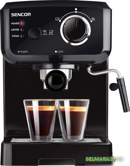 Рожковая помповая кофеварка Sencor SES 1710BK - фото2