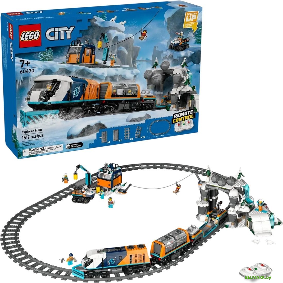 Конструктор LEGO City 60470 Арктический полярный экспресс - фото