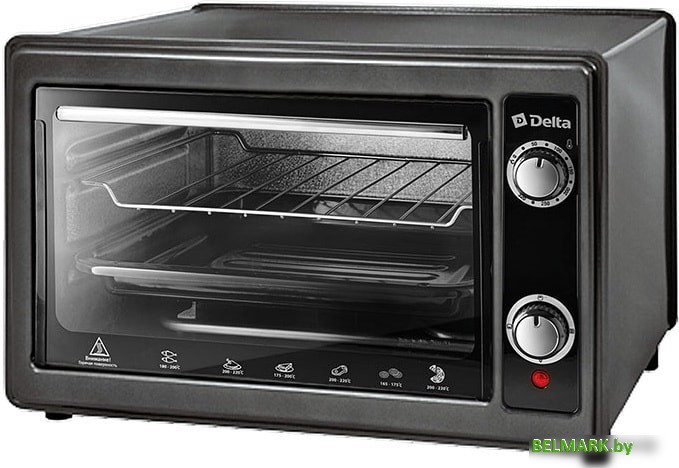 Мини-печь Delta D-0122 (черный) - фото