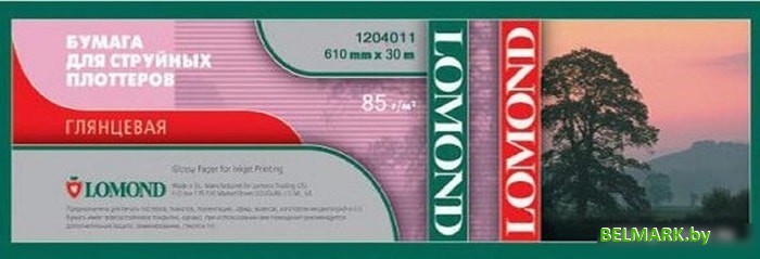 Фотобумага Lomond Глянцевая 610 мм x 30 м 85 г/м2 - фото