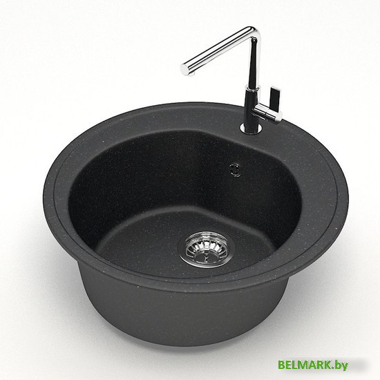 Кухонная мойка Teymi Lina D51 T120101 (черный матовый) - фото2