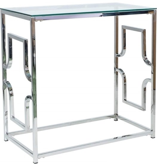 Кухонный стол Signal Versace C (серебристый) - фото