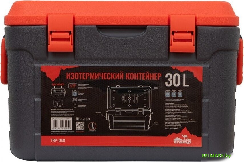 Термобокс TRAMP TRP-058 30л (черный/оранжевый) - фото2
