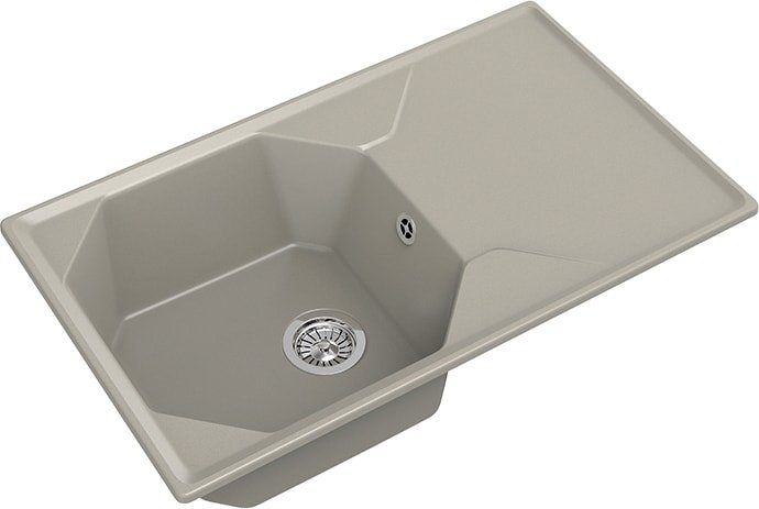 Кухонная мойка GranFest GF-U-840L (топаз) - фото