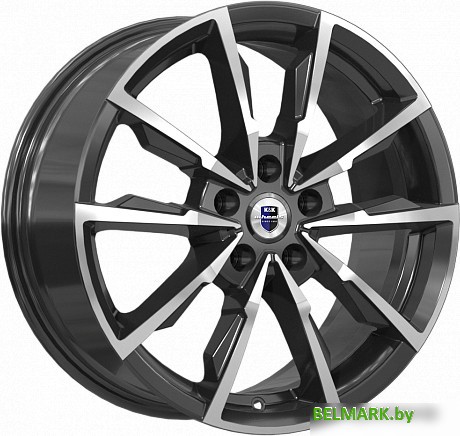 Литые диски K&K Меренге 17x7.5" 5x114.3мм DIA 67.1мм ET 45мм Алмаз черный - фото