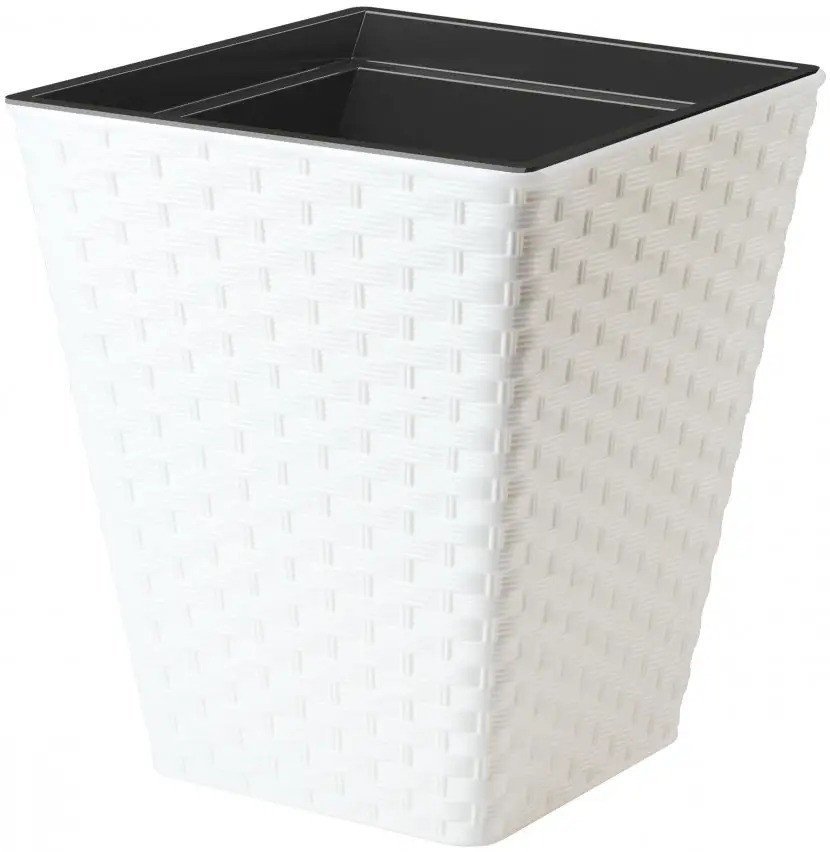 Кашпо Form-Plastic Rattana FP-3880-011 (белый) - фото