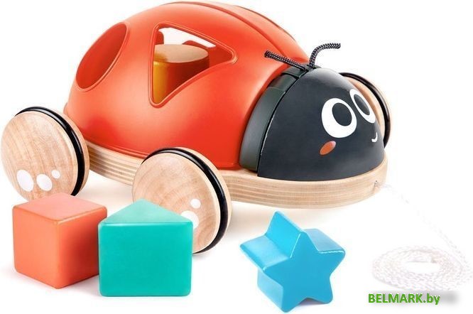 Развивающая игрушка Hape Сортер Божья коровка E0364_HP - фото