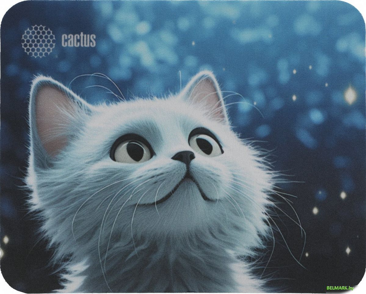 Коврик для мыши CACTUS White Cat CS-MPC-P06XS - фото