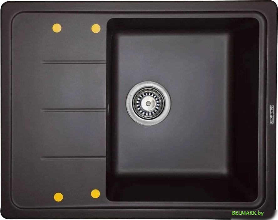 Кухонная мойка Ecoshtein Rechteck 620 (мокко) - фото