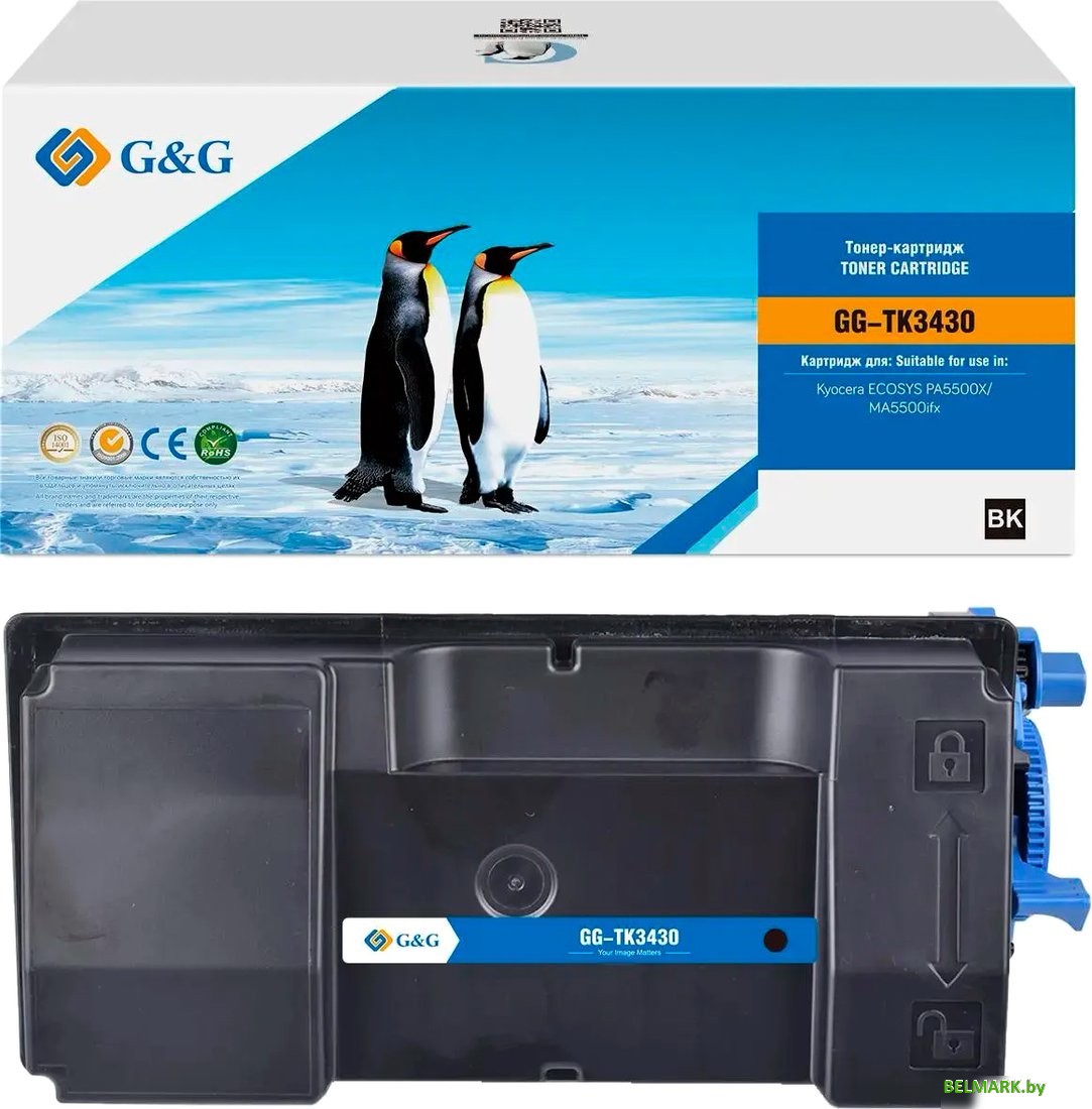 Картридж G&G GG-TK3430 (аналог Kyocera TK-3430) - фото