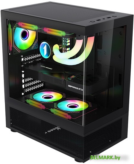 Корпус 1stPlayer MIKU Mi7-A (черный) - фото