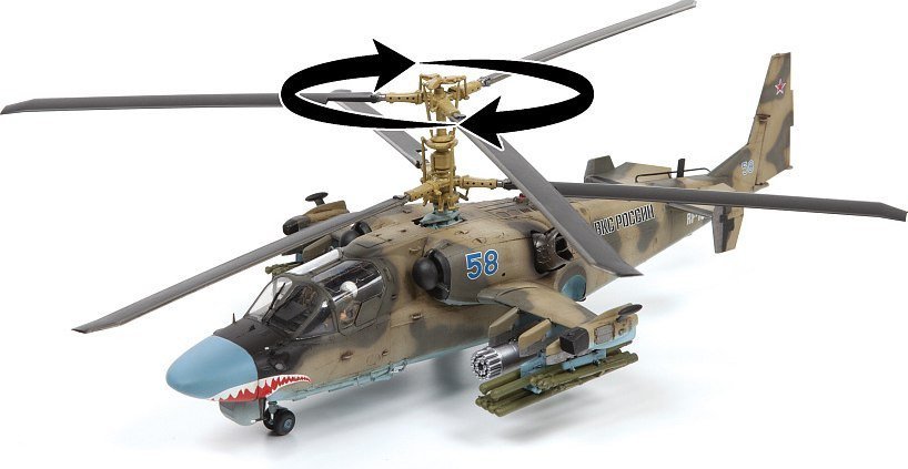 Сборная модель Звезда Российский разведывательно-ударный вертолет Ка-52 4830 - фото2