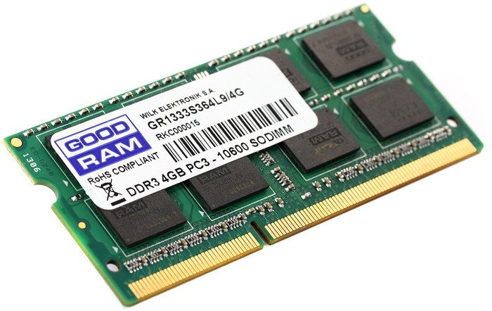 Оперативная память GOODRAM 8GB DDR3 SO-DIMM PC3-12800 (GR1600S3V64L11/8G) - фото2