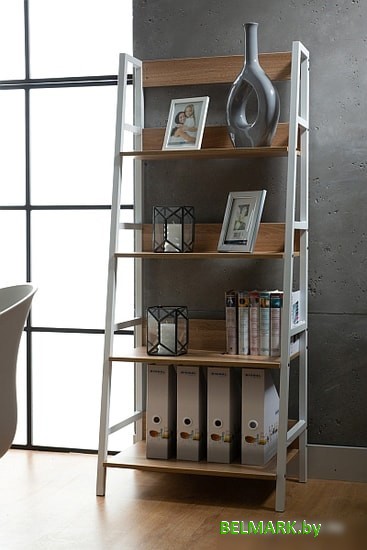 Стеллаж Signal Olsen A (дуб/белый) - фото2