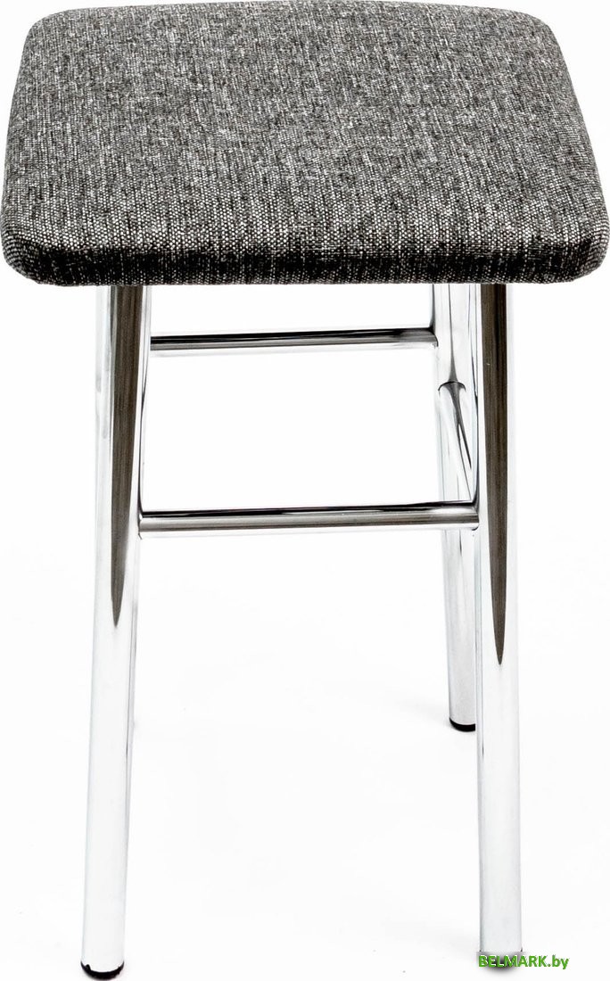 Табурет ВВР Классик (серый/хром, рогожка) - фото2