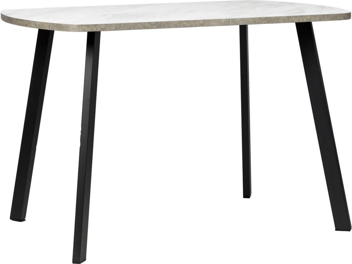 Кухонный стол ВВР Пластиковый (лавант/бетон светлый/черный профиль 110/70) - фото